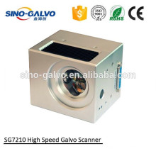 Melhor Preço 1064nm SG7210 digital galvo scanner para CO2 marcador a laser / 110mm * 110mm área de trabalho para gravação e corte de couro